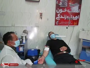 اهداء خون جمعی از پایوران و وابستگان سپاه فارسان