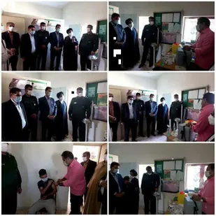دعوت به واکسناسیون و برگزاری نشست با بزرگان و شیوخ در بخش دشت عباس