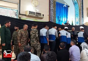 تجلیل از جهادگران دانش آموز دشت آزادگانی، فعال در مناطق زلزله زده آذربایجان غربی