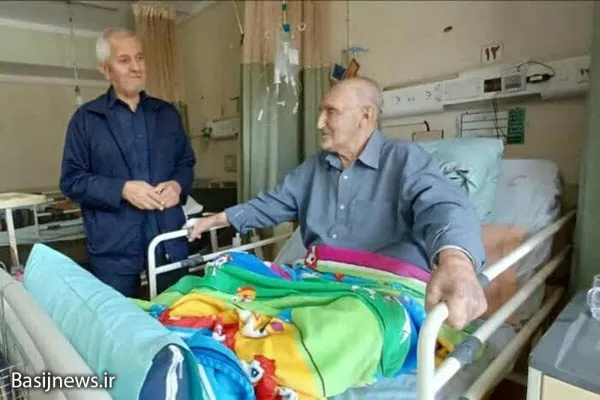 پدر شهید «آیت اله دارایی» به فرزند شهیدش پیوست