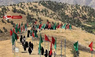 اعزام کاروان خواهران آشتیان به مناطق عملیاتی غرب کشور