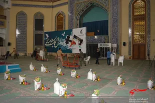 رزمایش کمک های مومنانه سپاه عدیر تبریز در مصلی تبریز