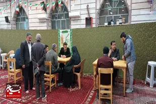 برگزاری میز خدمت در محله پیشاهنگی به همت پایگاه شهید چیت سازیان همدان