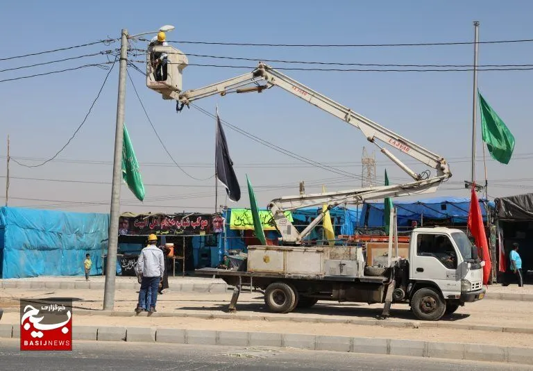 احداث ۱۴۶ هزار متر شبکه برق در مرزهای شلمچه و چذابه