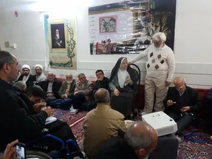 برگزاری مراسم روایتگری در حسینیه شهیدان رضایی بسطام+تصاویر