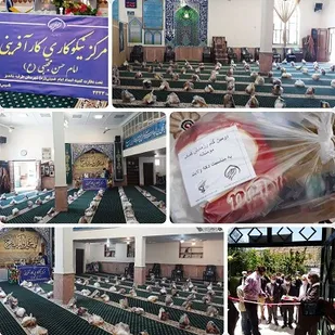 اهدای ۲۰۰ سبد کالای معیشتی به نیازمندان شهر طرقبه