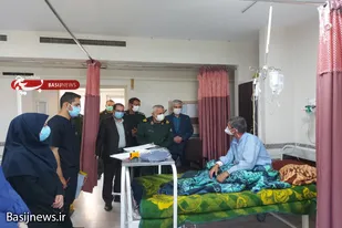 بازدید سردار فرجی از بیمارستان&zwnj;های کبودراهنگ