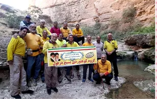 گروه کوهنوردی بسیج به مناسبت روز تربیت‌بدنی در کول‌مه و توبیرون طبیعت‌گردی و دره‌نوردی برگزار کرد