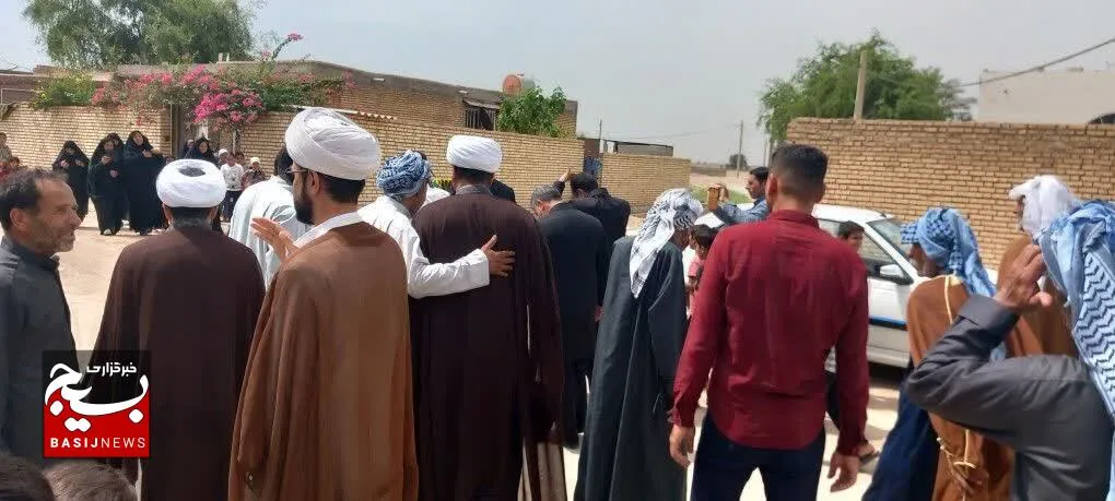 استقبال پرشور مردم ولایتمدار بخش شعیبیه شوشتر با یزله عربی  از خدام امام رضا(ع)