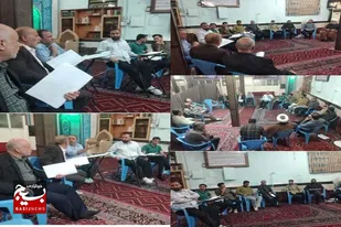 بسیجیان سرخه با خانواده شهید اسیری دیدار کردند