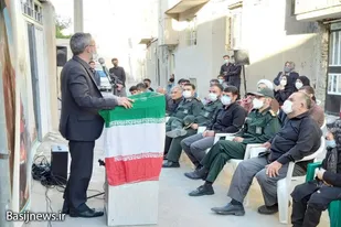 مراسم گرامیداشت شهیدان &laquo;اکبری&raquo; در کوی اسلامشهر همدان